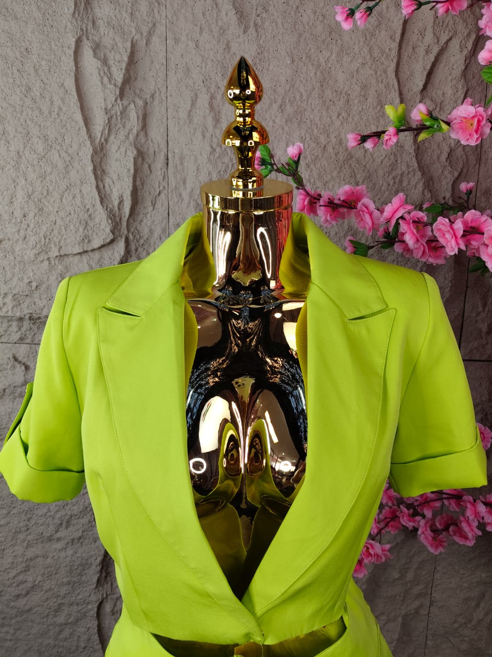 VESTIDO CORTO MC VERDE