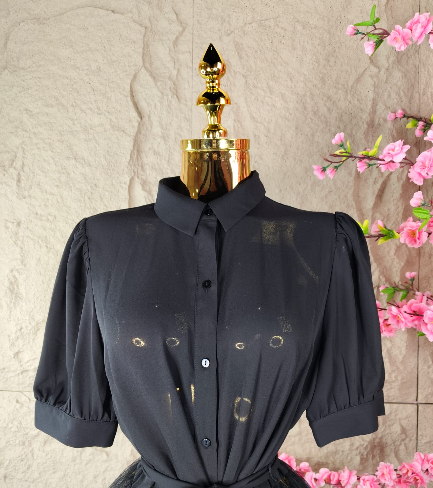 VESTIDO DE TUL NEGRO