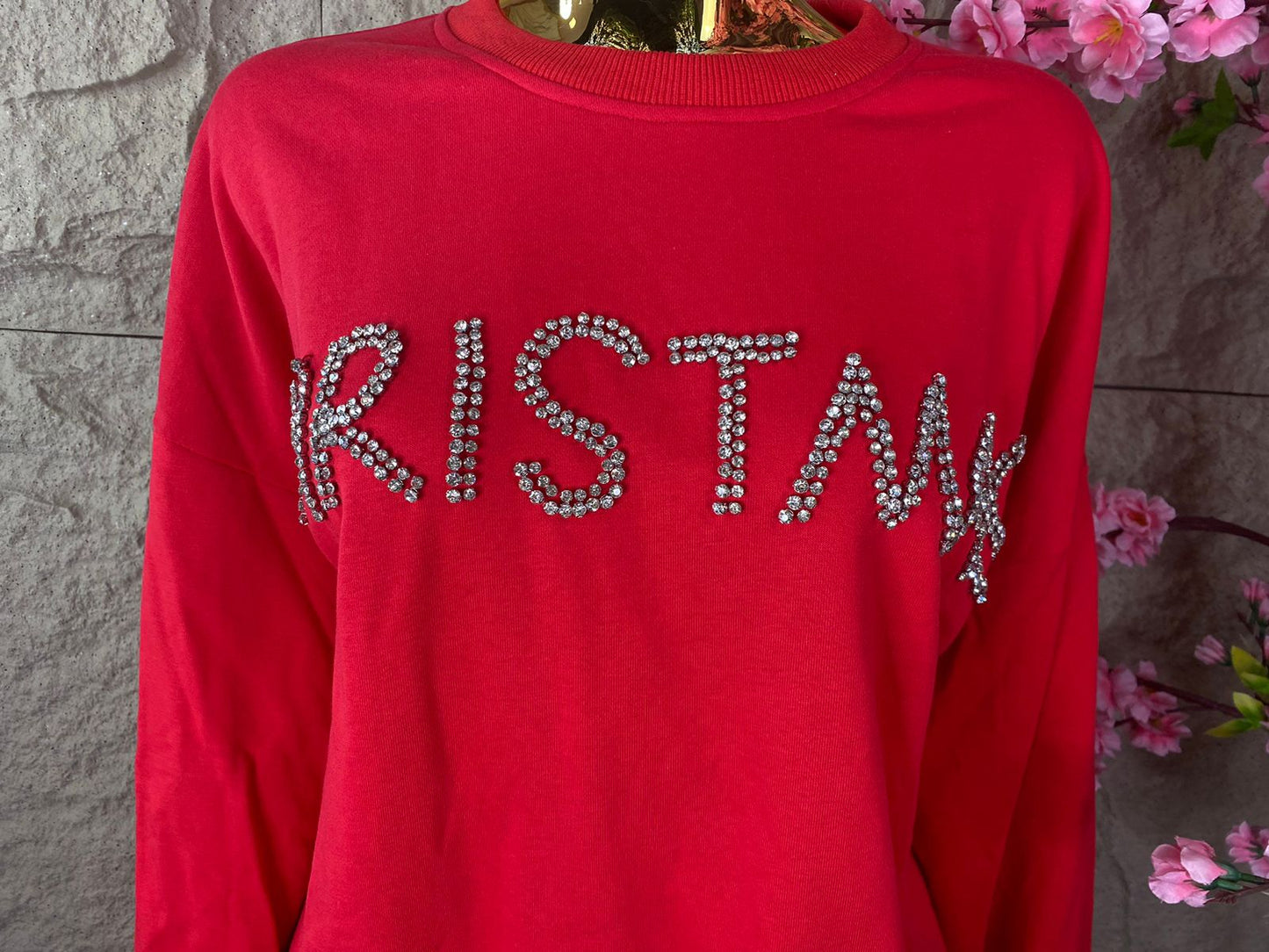 SUDADERA CRISTMAS ROJA