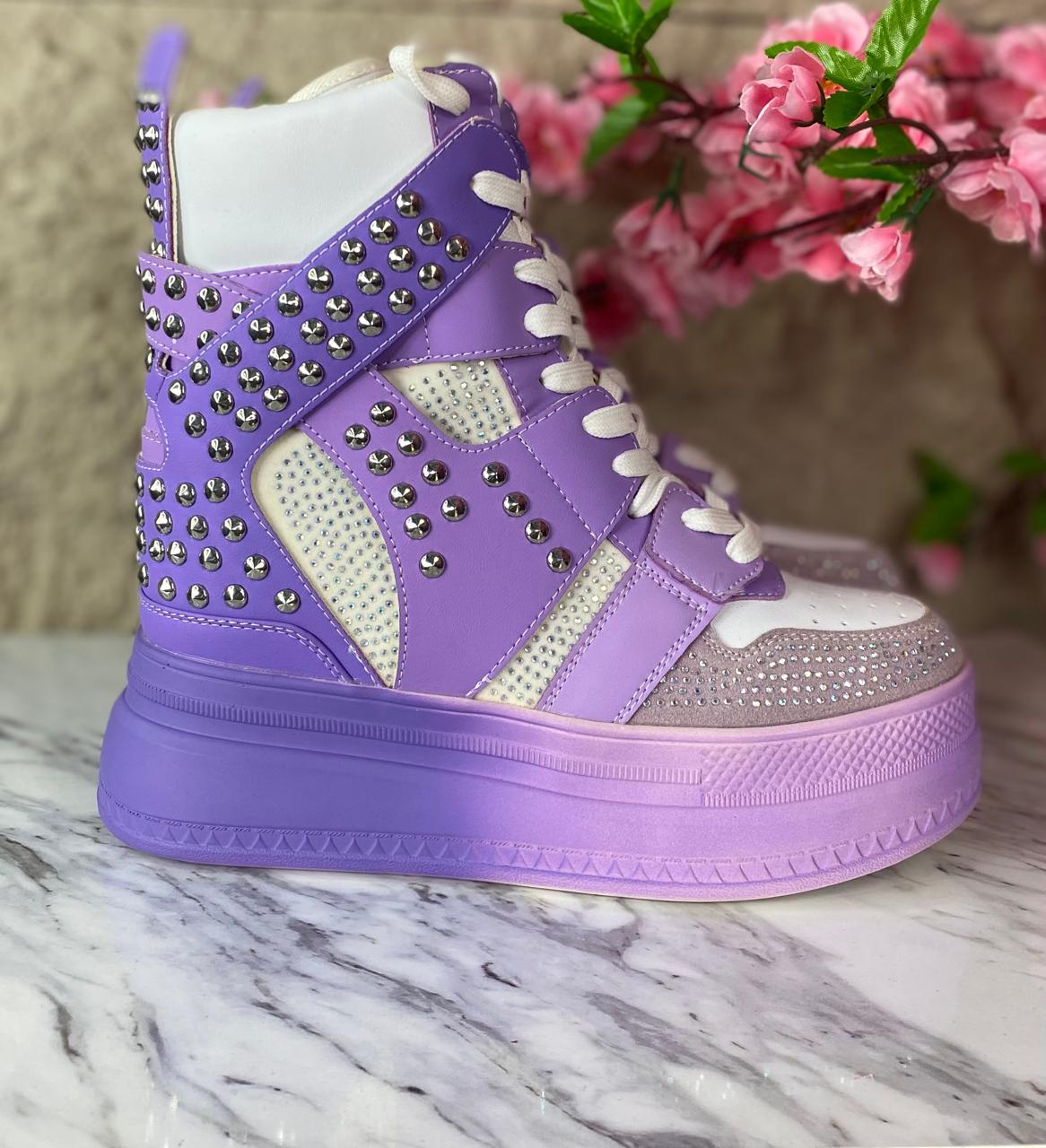 TENIS ESTOPEROLES LILA/WHITE