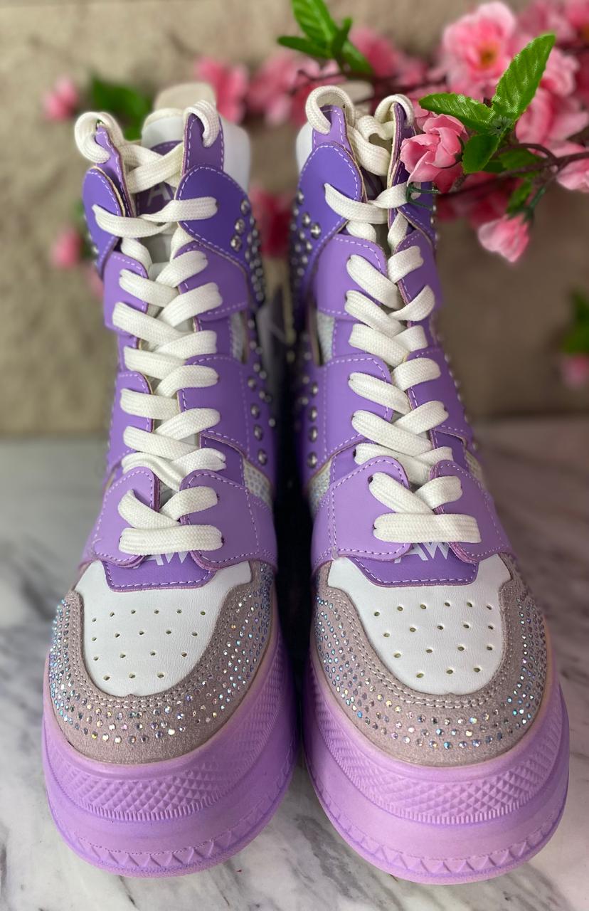 TENIS ESTOPEROLES LILA/WHITE