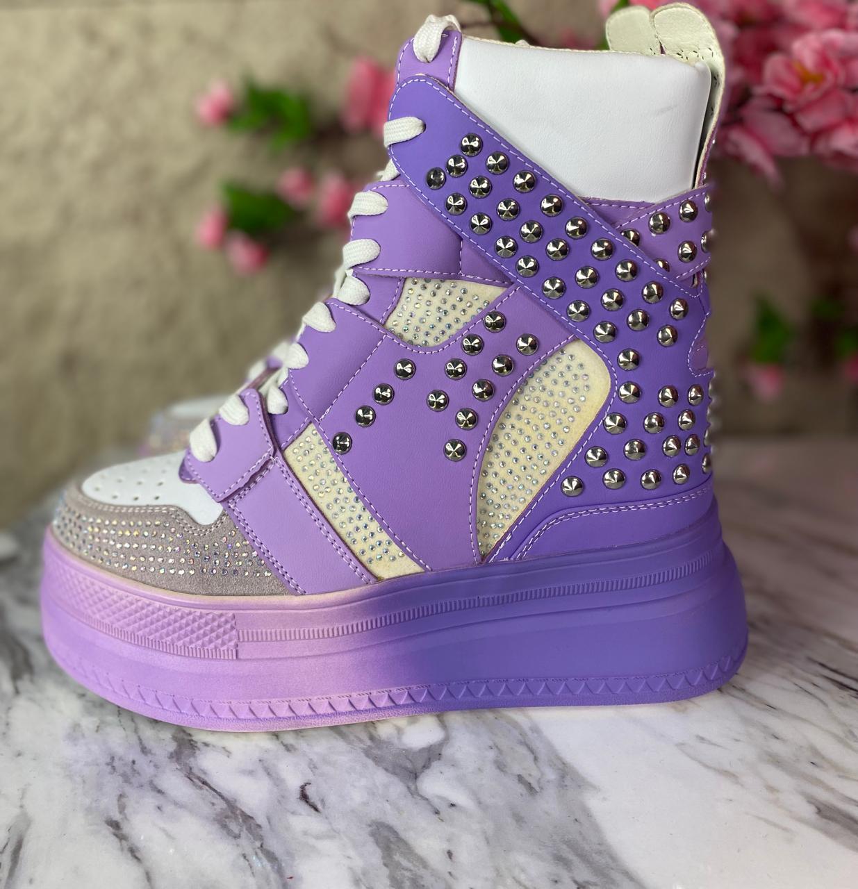 TENIS ESTOPEROLES LILA/WHITE