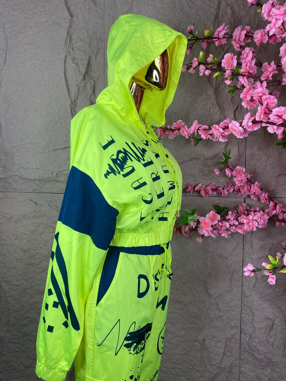 CONJUNTO DEPORTIVO PANS FLUORECENTE VERDE