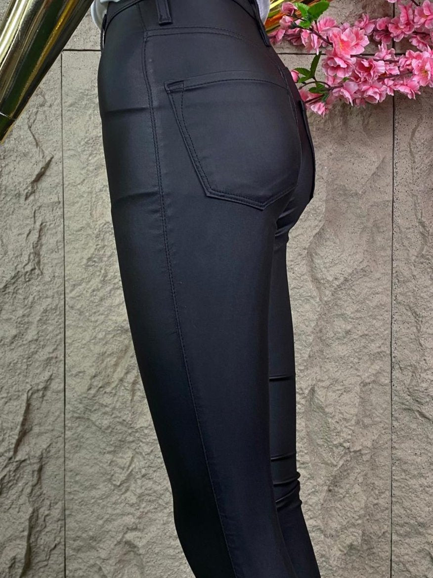 PANTALON SUPER SKINY VINIPIEL NEGRO