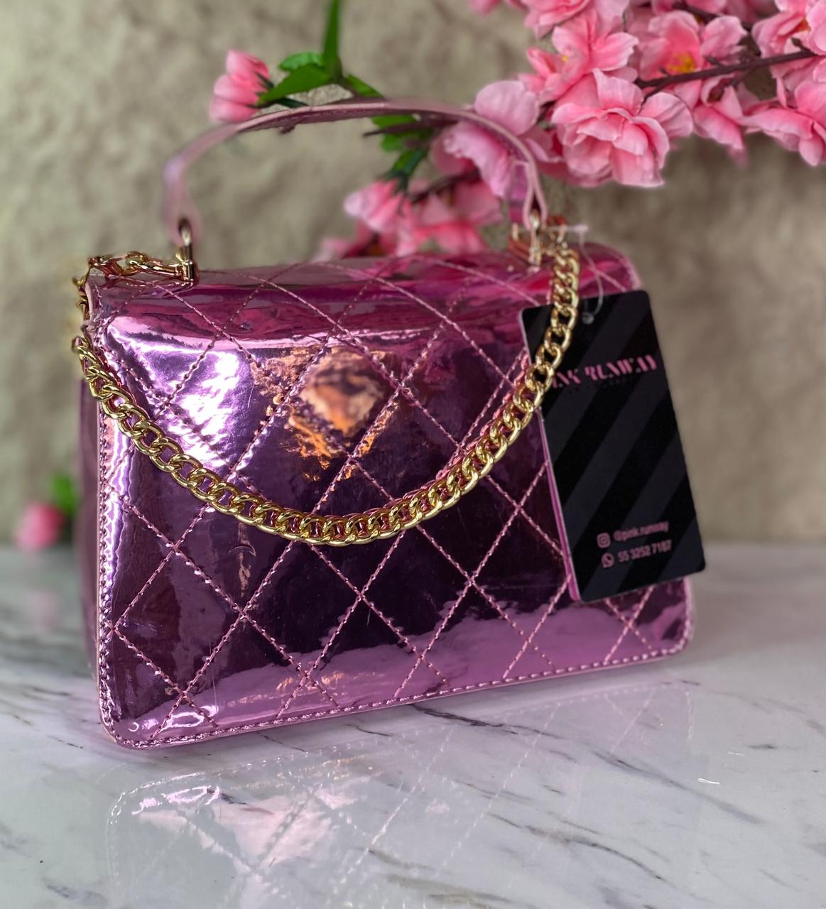 BOLSO DE MANO FIUSHA METÁLICO
