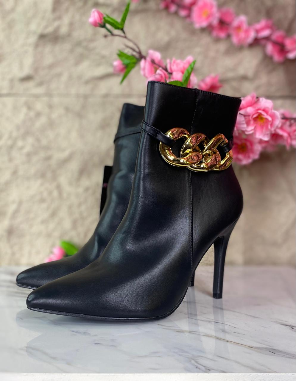 BOTIN TACON DAMA FASHION NEGRO