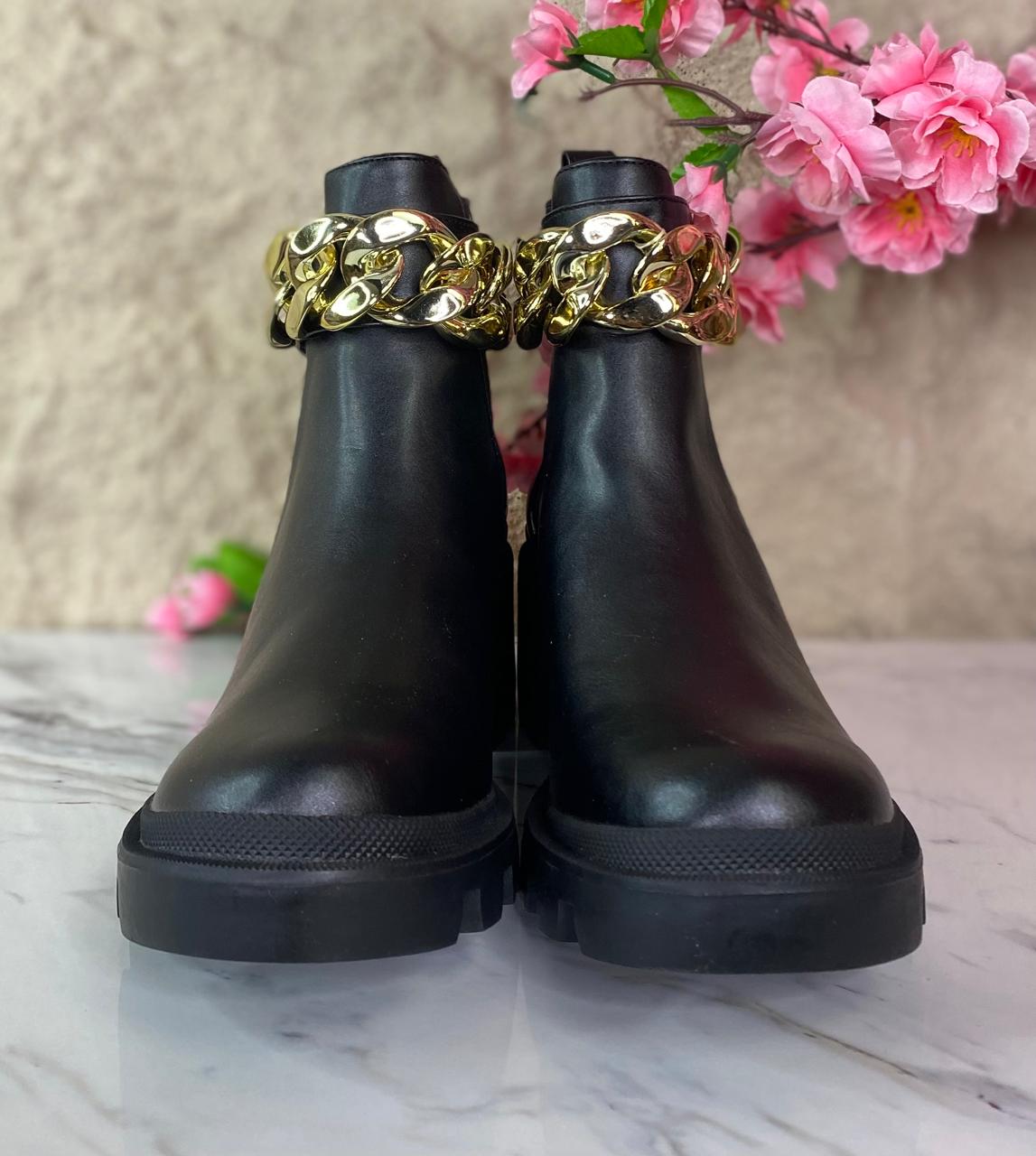 BOTIN CADENA DAMA NEGRO