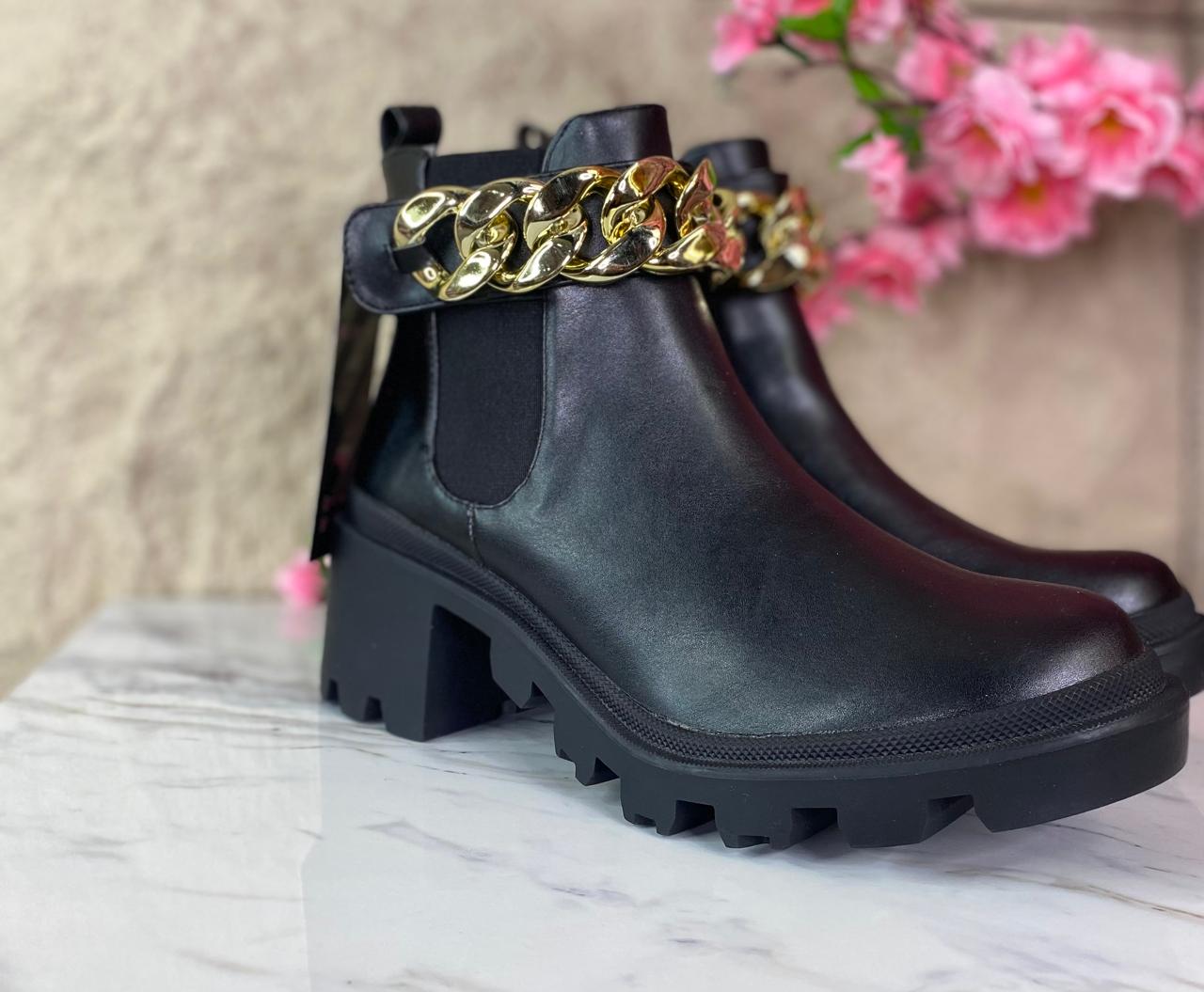 BOTIN CADENA DAMA NEGRO