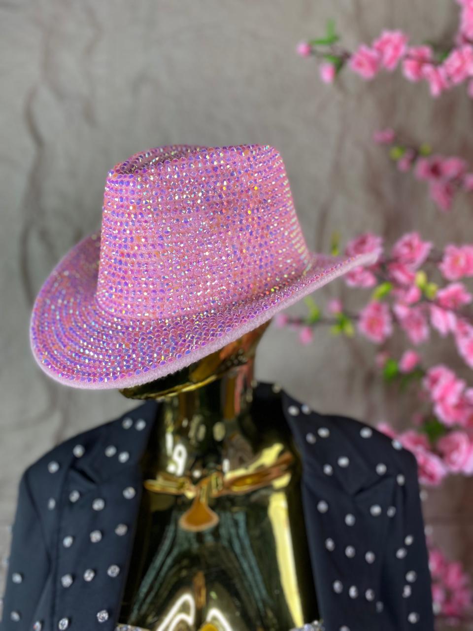 SOMBRERO CON PIEDRAS TORNASOL