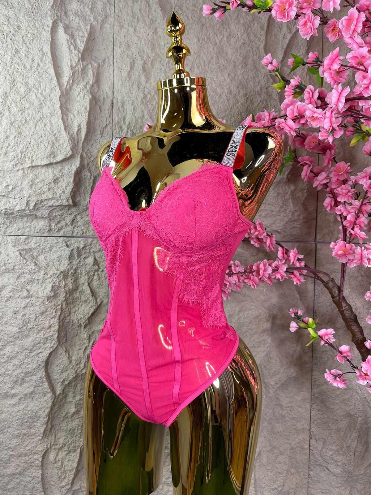 BODY TIRANTES BRILLOS SEXY