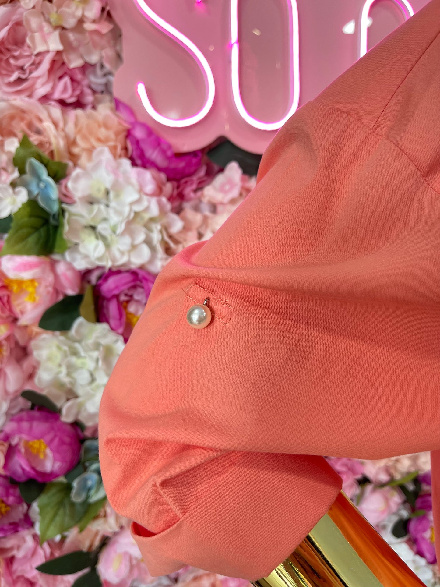 BLUSA COLA DE PATO NARANJA