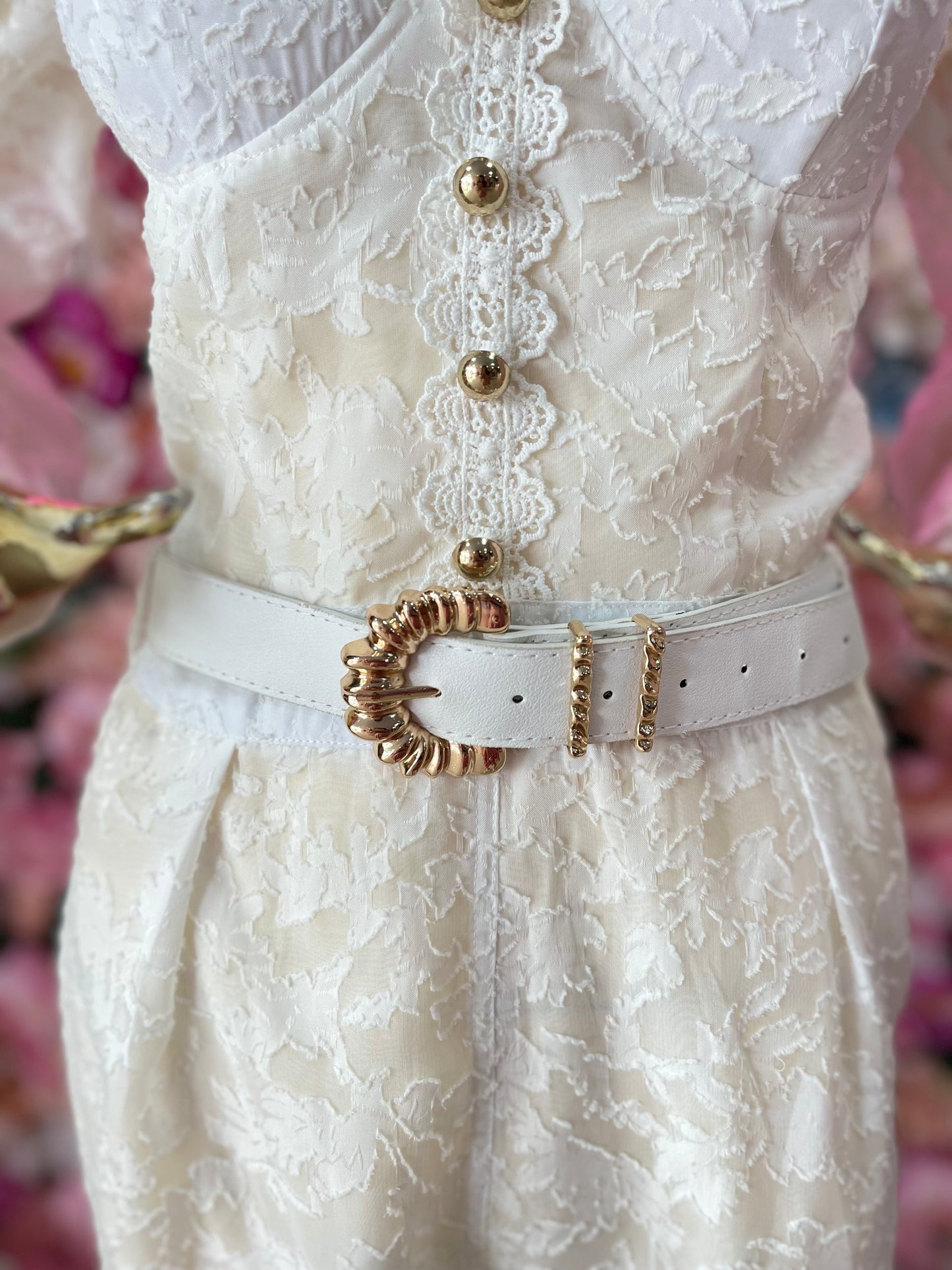 JUMPSUIT BORDADO CORTO BLANCO