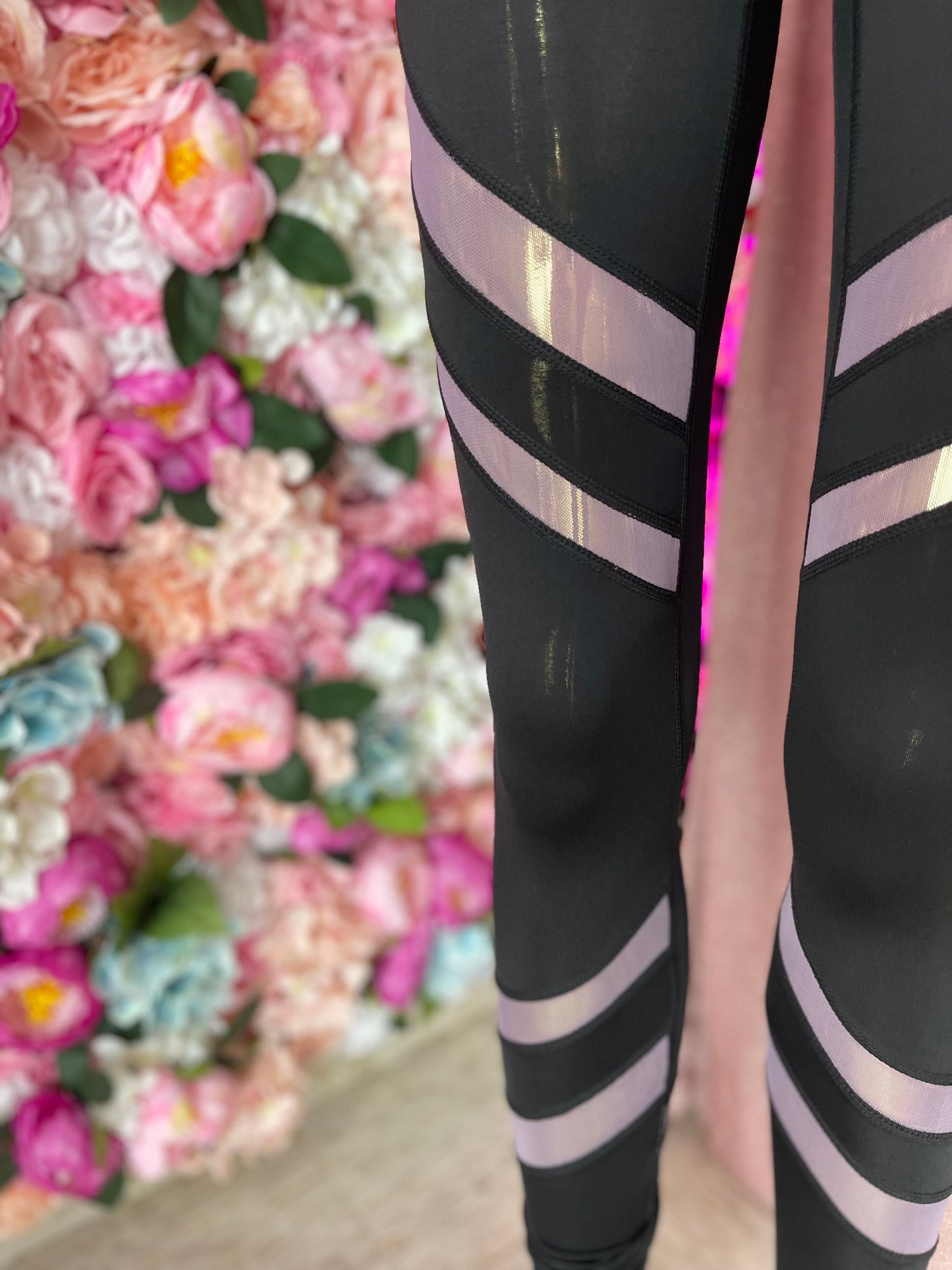 LEGGIN NEGRO/LILA