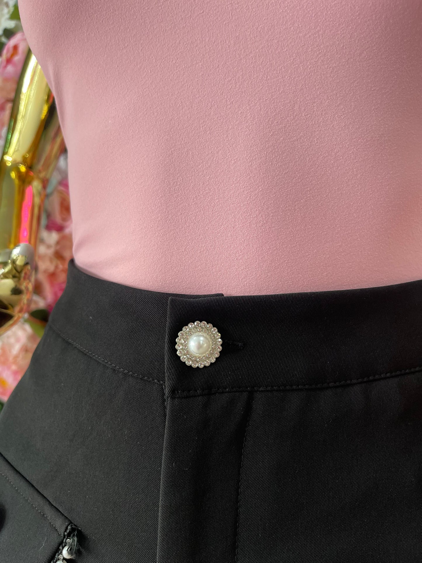 SHORT CON PERLAS