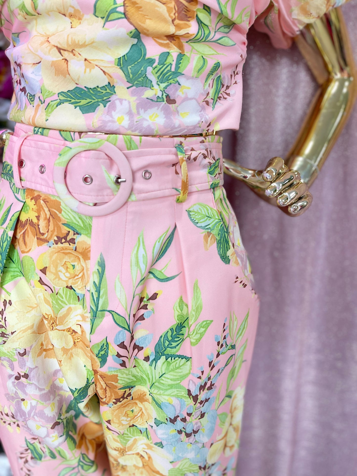 CONJUNTO FLOREADO ROSA