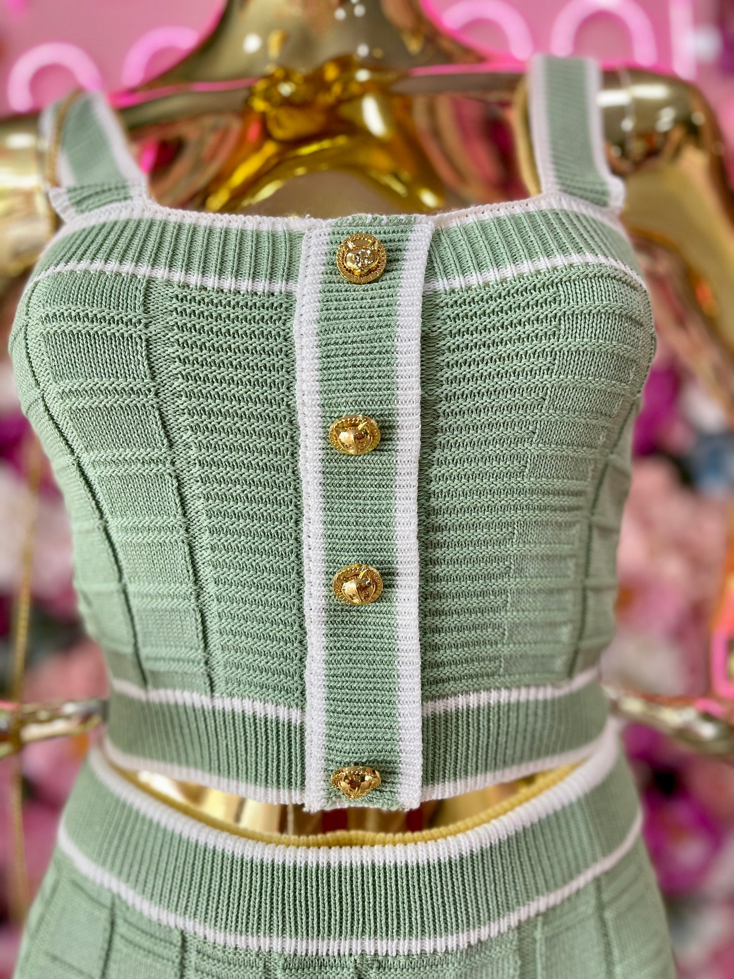 CONJUNTO TEJIDO PISTACHE