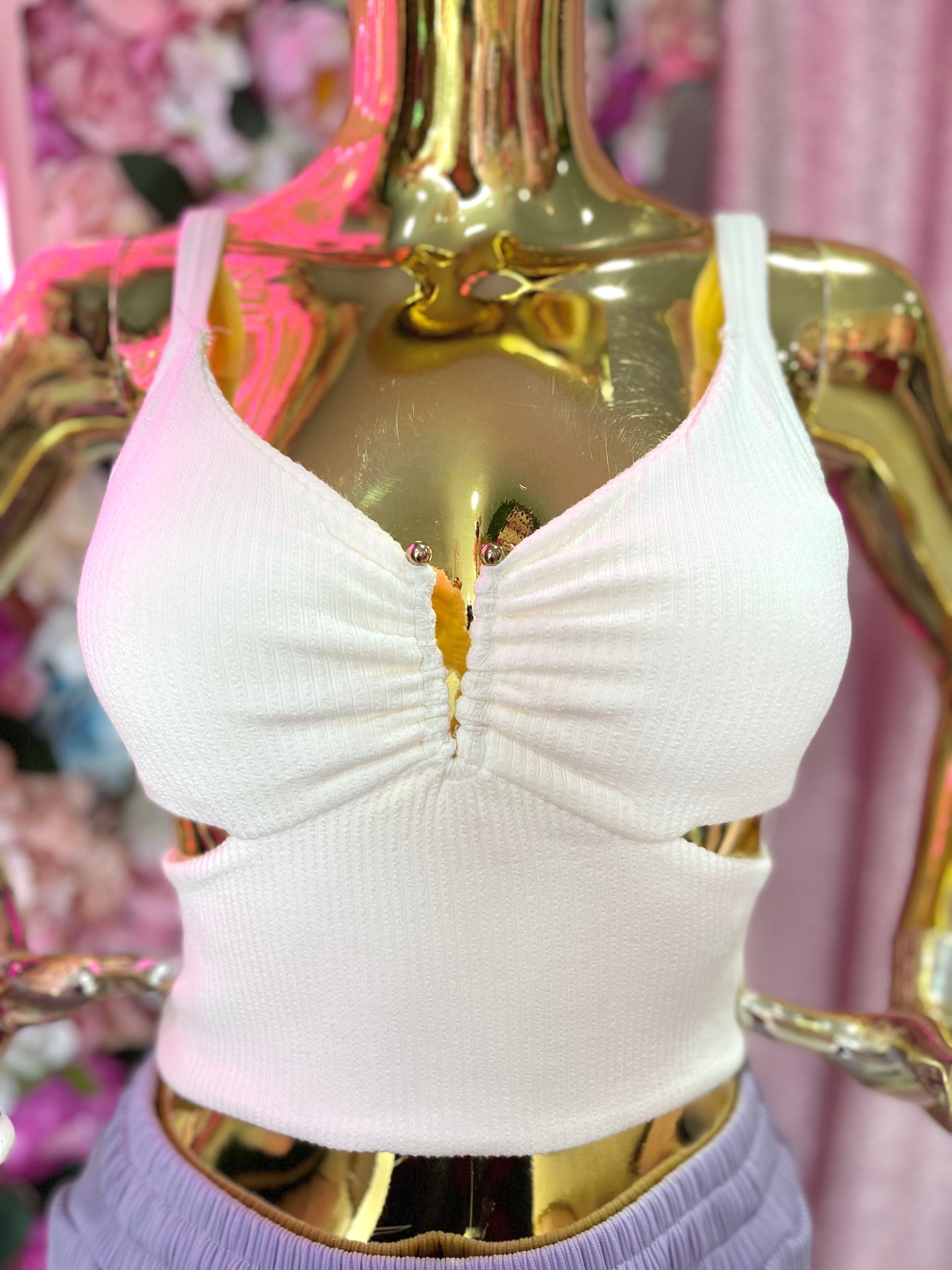BLUSA ESCOTE LATERAL