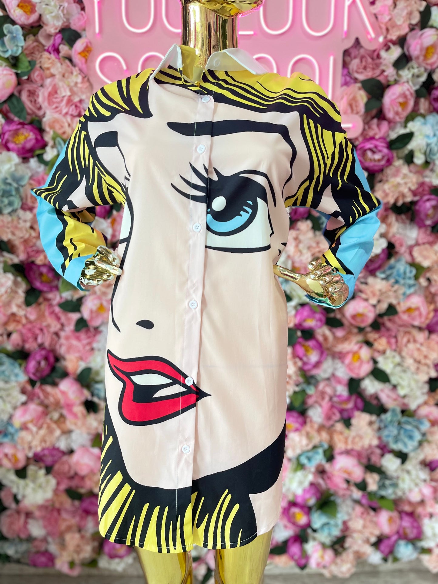BLUSON ROSTRO MULTICOLOR