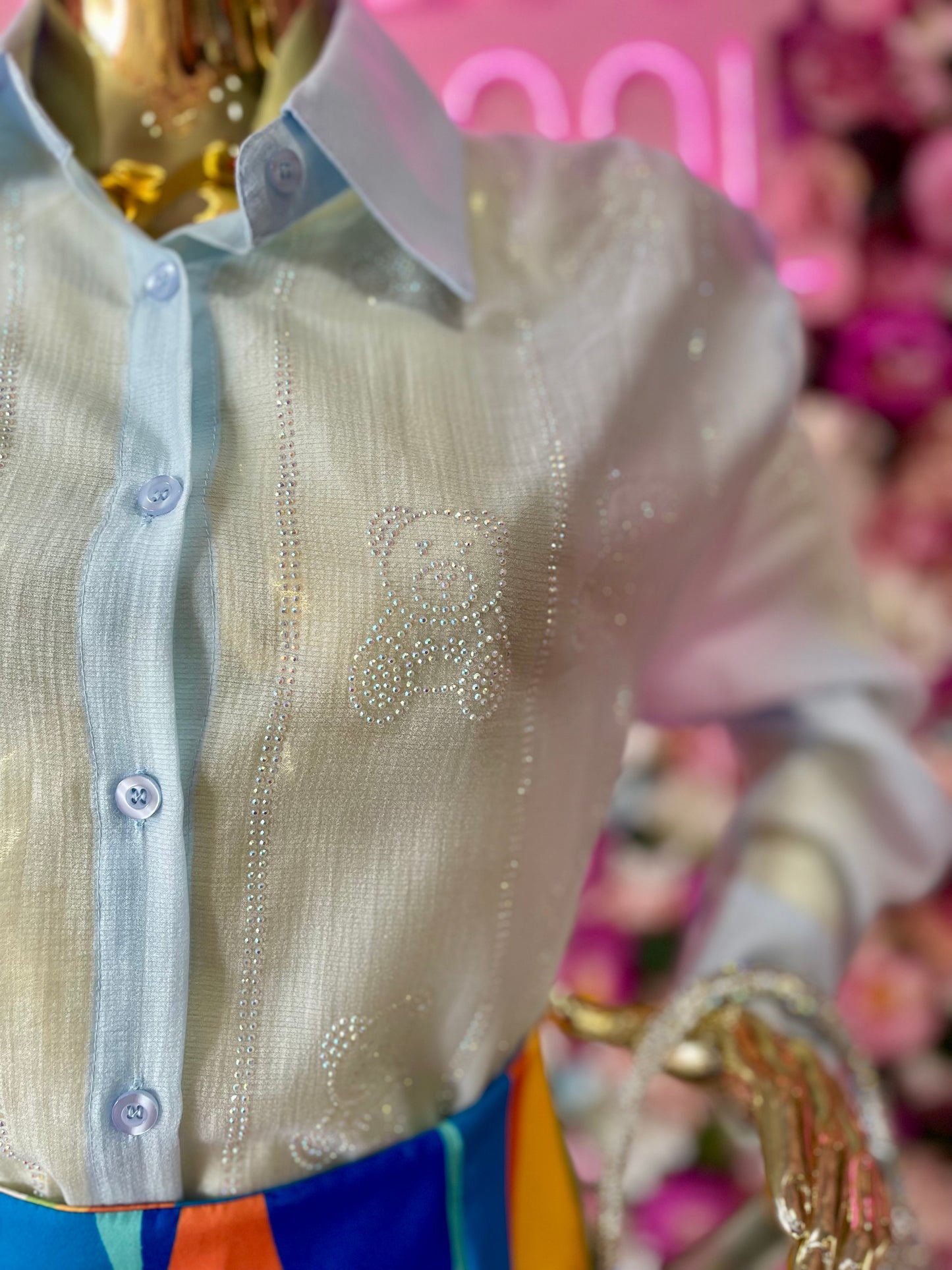 CAMISA AZUL OSOS DE CRISTAL
