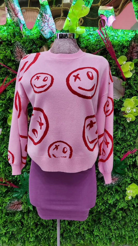 SWEATER DE PUNTO CARITAS ROSA