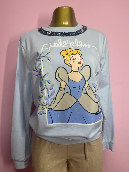 SUDADERA PRINCESS CON APPS