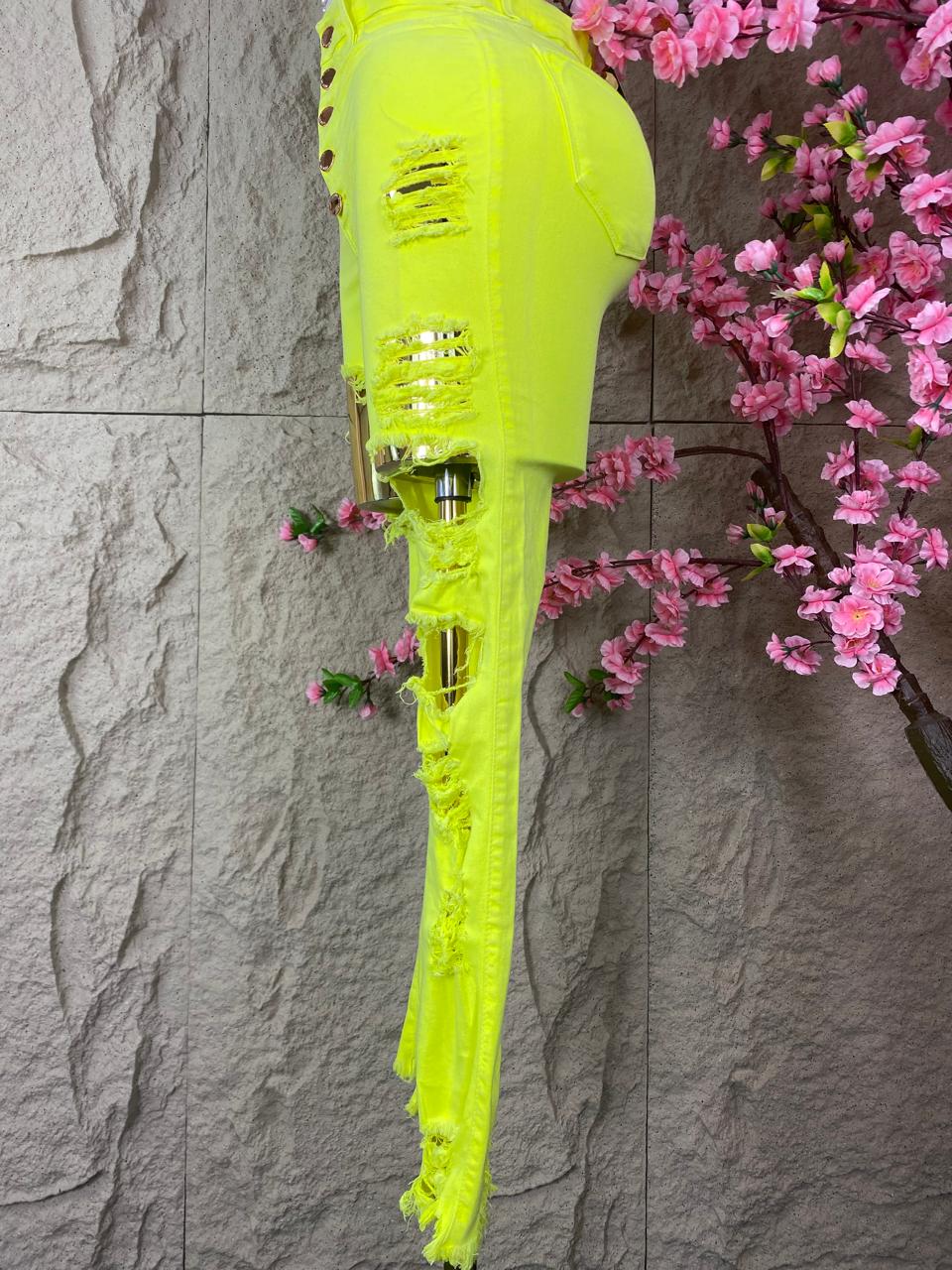 PANTALON FLUORECENTE VERDE