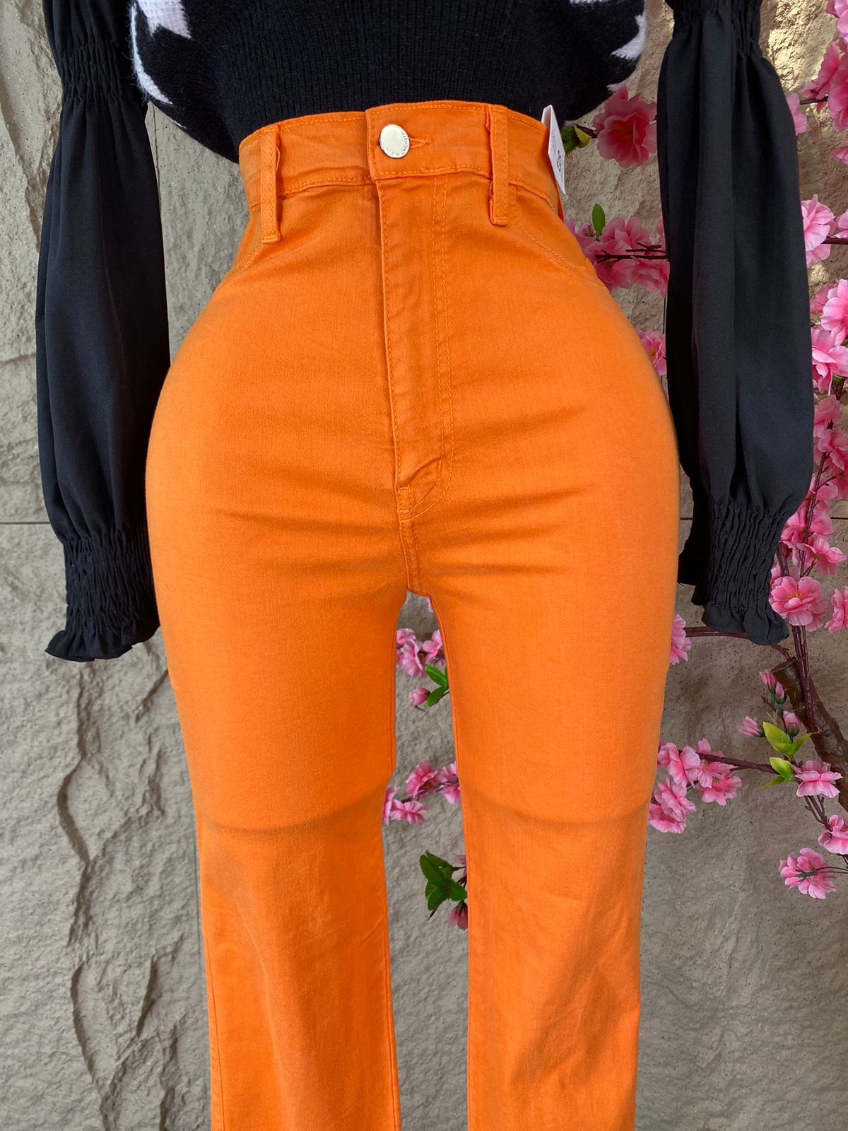 PANTALON SKINY NARANJA