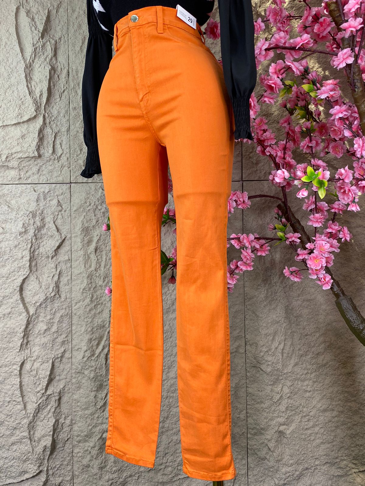 PANTALON SKINY NARANJA