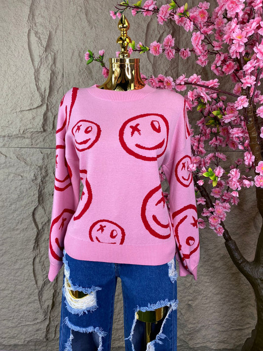 SWEATER DE PUNTO CARITAS ROSA