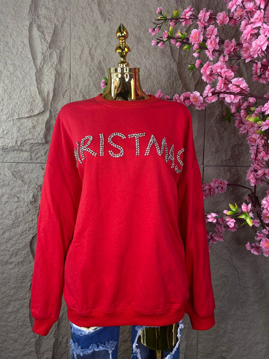 SUDADERA CRISTMAS ROJA