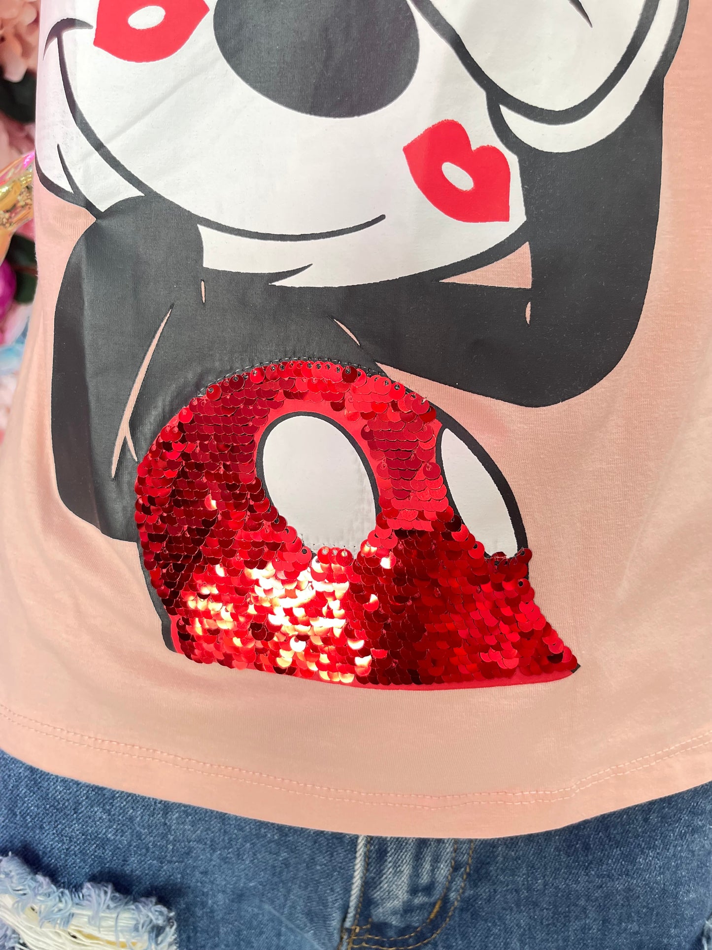 PLAYERA MICKEY BESOS