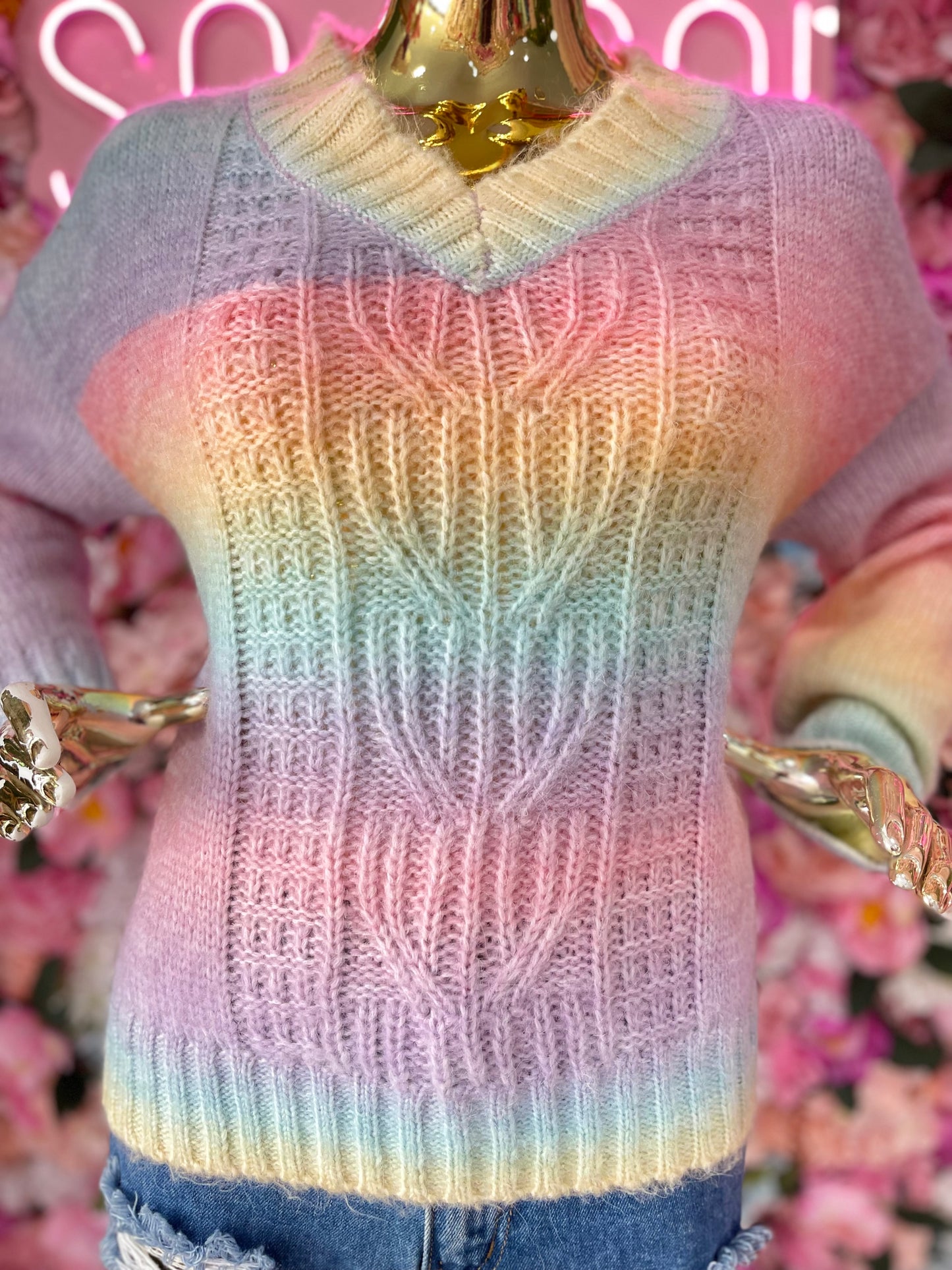 SWEATER TEJIDO MULTICOLOR